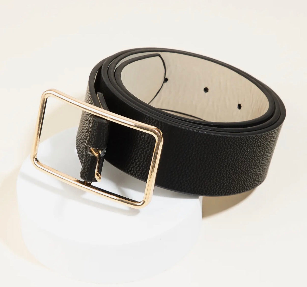 The Statement Rectangle Belt (2 Colors)
