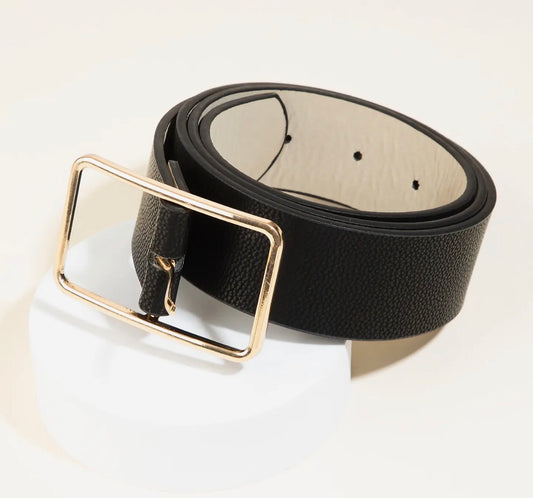 The Statement Rectangle Belt (2 Colors)
