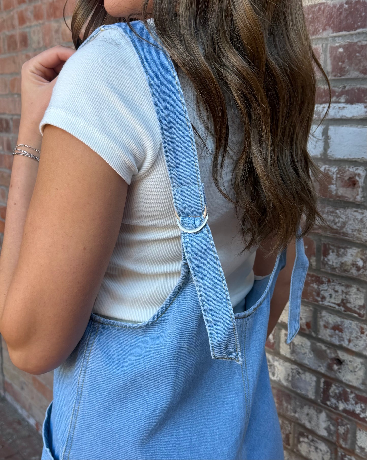 The Daisy Denim Romper