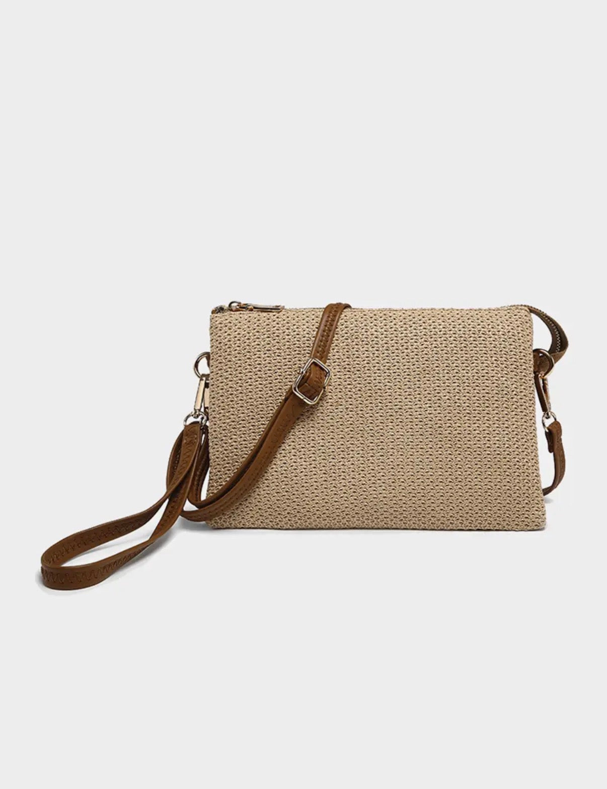 The Wren Woven Crossbody Bag
