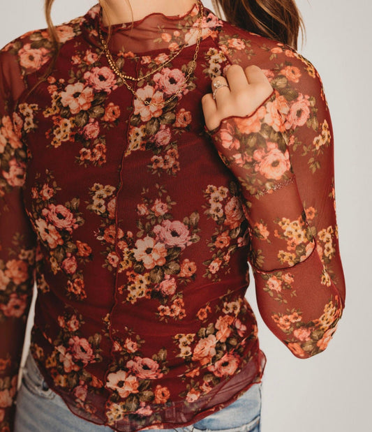 The Floral Layla Long Sleeve ( 2 colors )