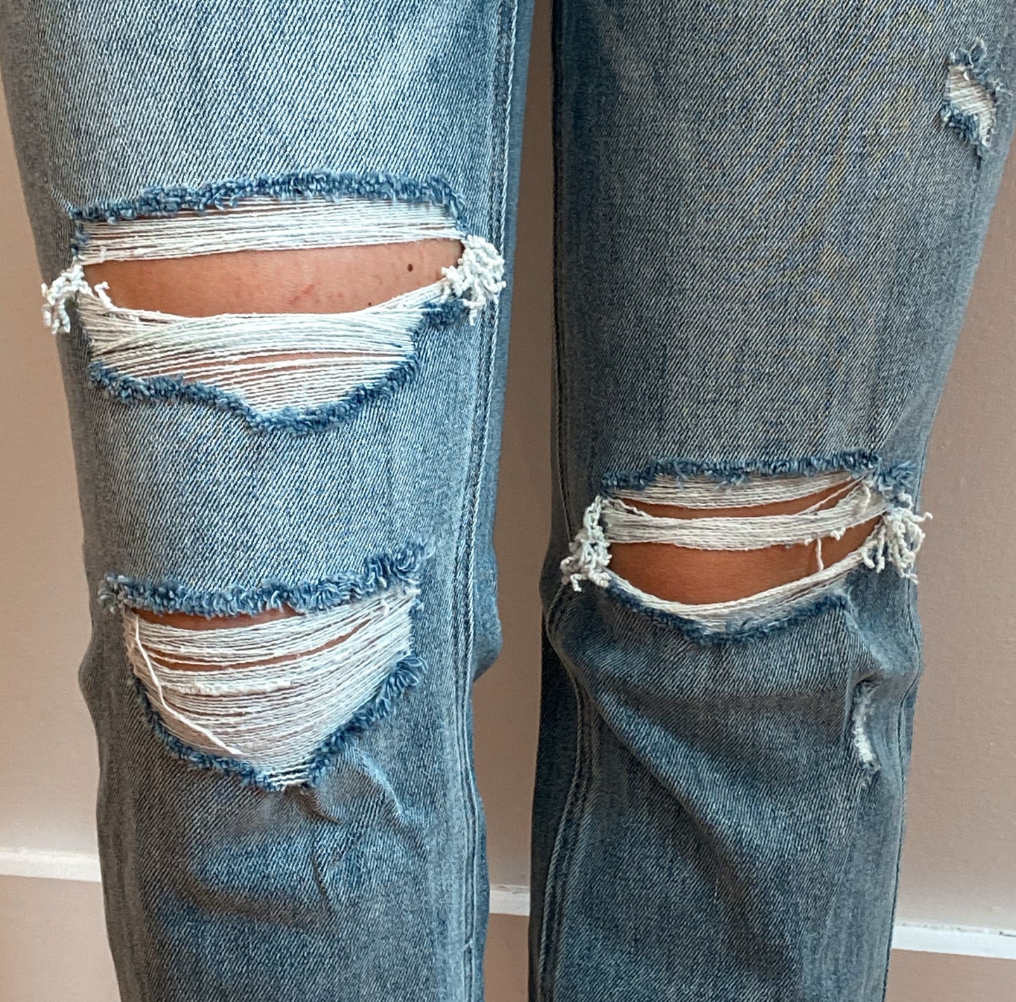 The Distressed Boyfriend Jeans