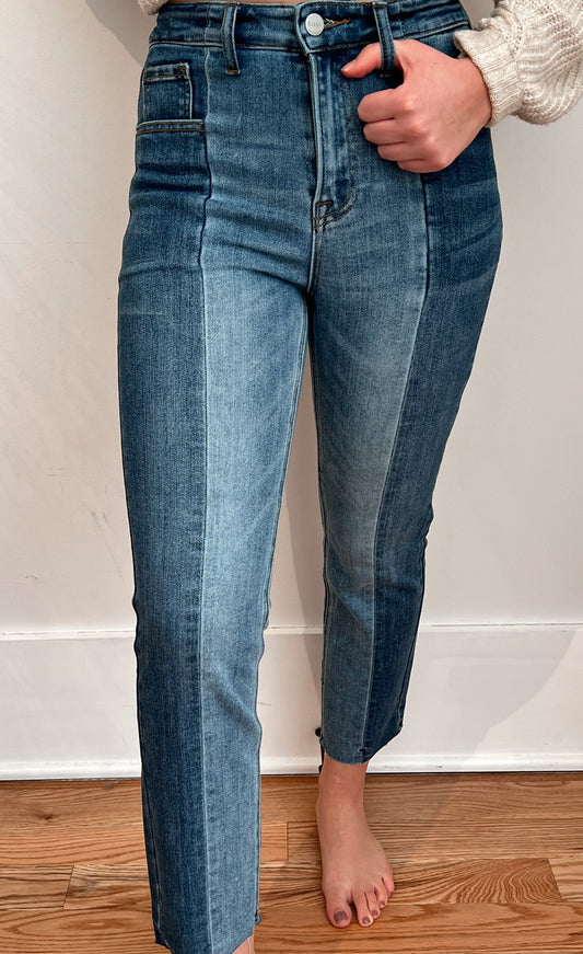 The Two Toned Rylee Jeans