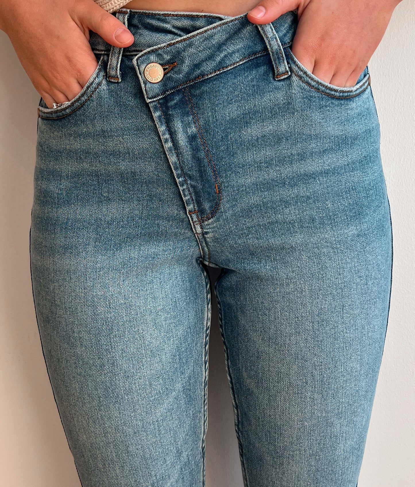The Judy Blue Crossover Jeans